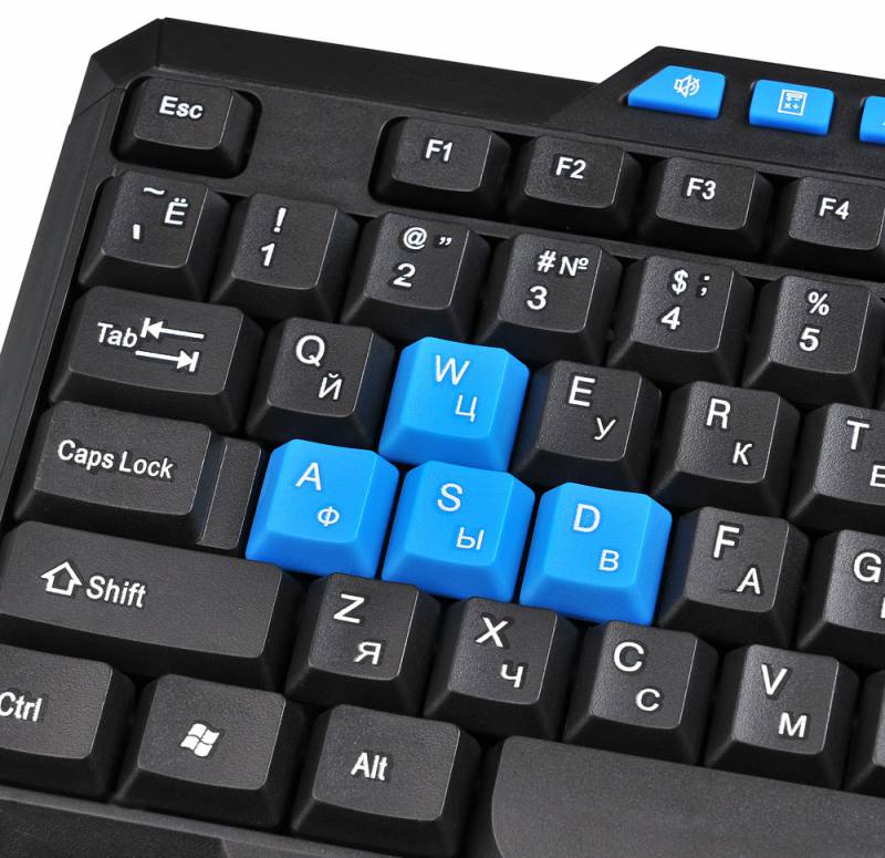 Клавиатура Oklick 750G черный/черный USB Multimedia