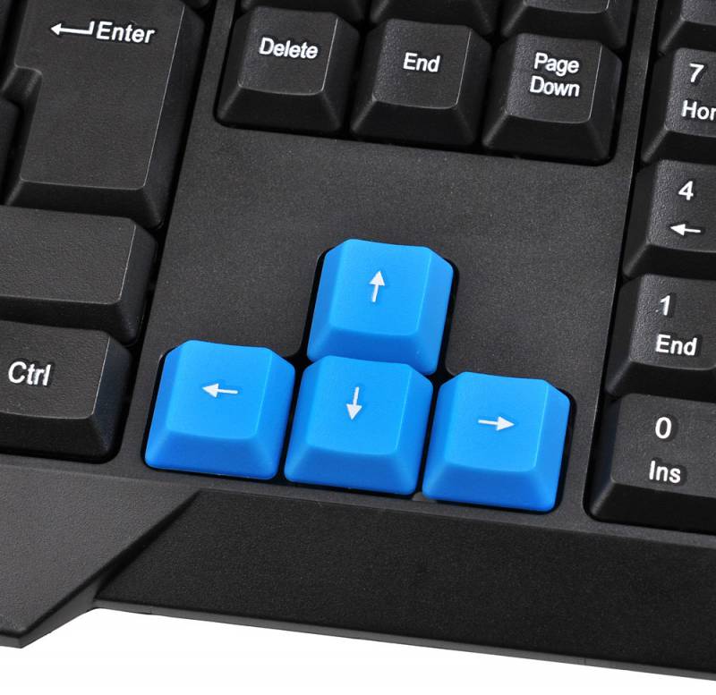 Клавиатура Oklick 750G черный/черный USB Multimedia