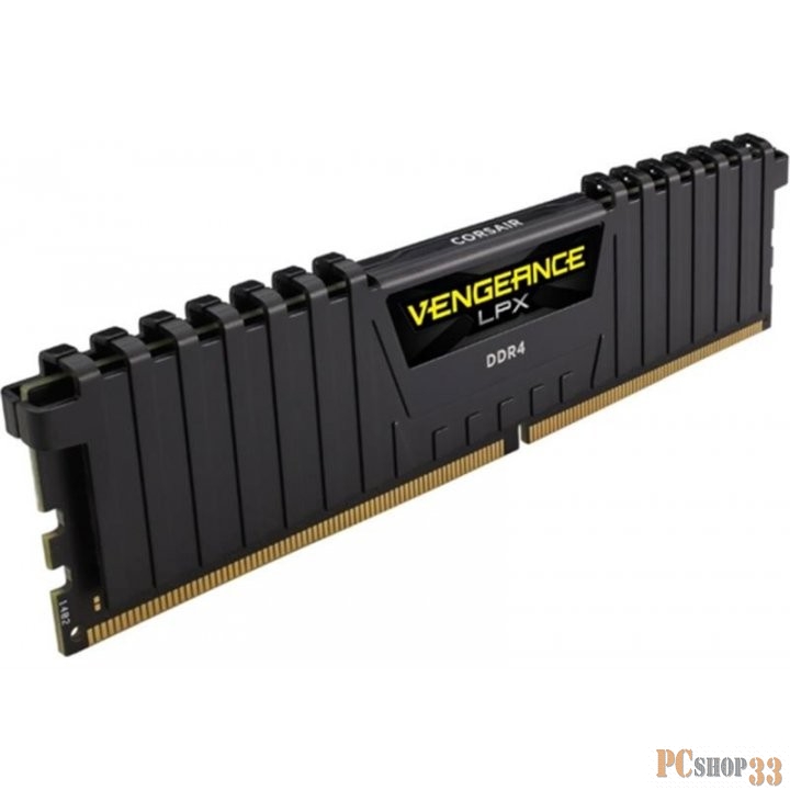 Модуль памяти DDR4 Corsair Vengeance LPX 32Gb (2x16Gb) 3600MHz CL18 (18-22-22-42) 1.35V / for AMD Ryzen / CMK32GX4M2Z3600C18 / Black
