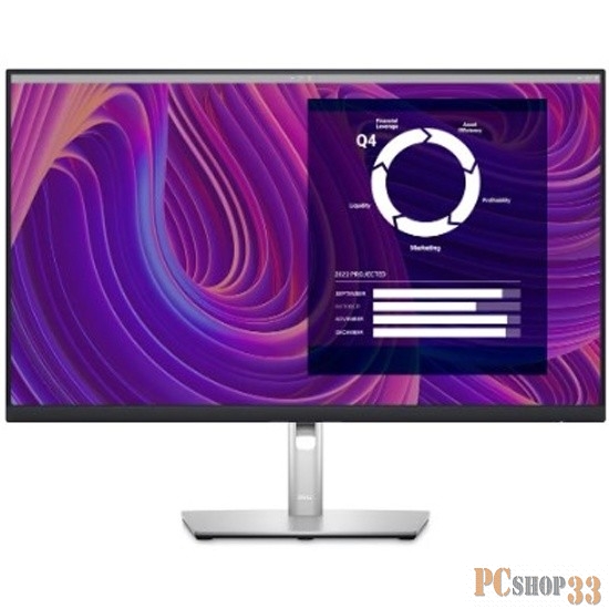Монитор Dell 27 P2723D LCD Bk/BK ( IPS 16:9 350cd/m2 1000:1 8ms 2560x1440 DP HDMI 4xUSB Tilt HAS Pivot)