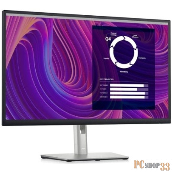 Монитор Dell 27 P2723D LCD Bk/BK ( IPS 16:9 350cd/m2 1000:1 8ms 2560x1440 DP HDMI 4xUSB Tilt HAS Pivot)