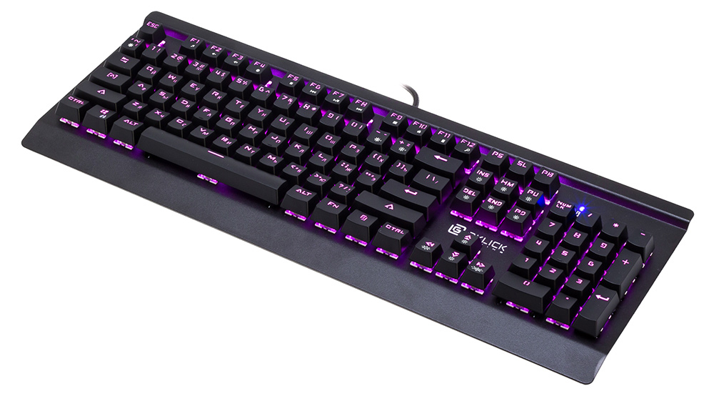 Клавиатура Oklick 950G IRON EDGE механическая черный USB Gamer LED