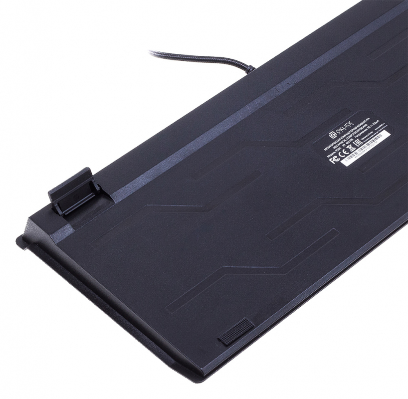 Клавиатура Oklick 950G IRON EDGE механическая черный USB Gamer LED