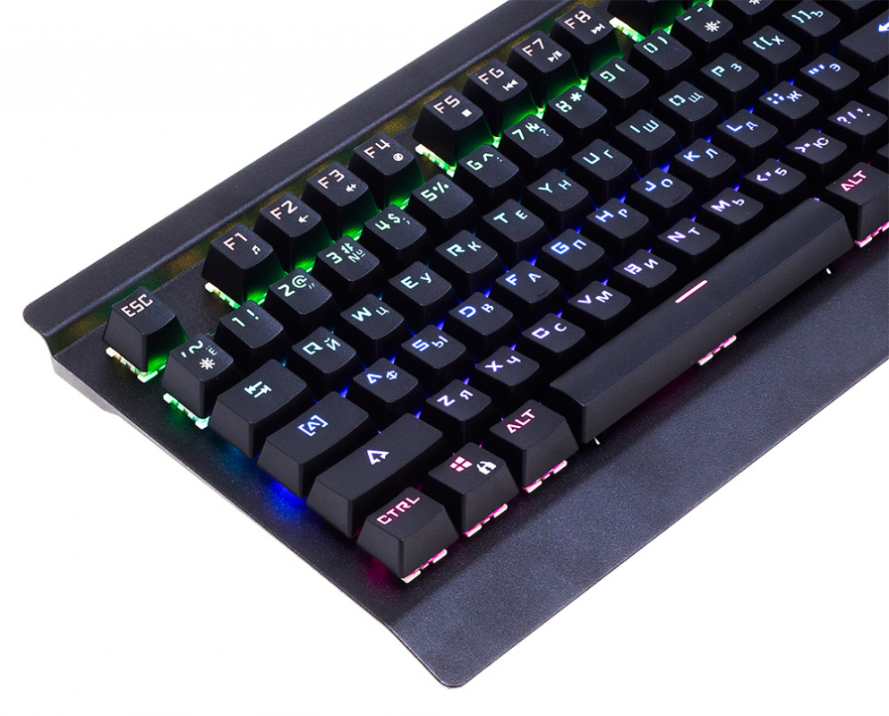 Клавиатура Oklick 950G IRON EDGE механическая черный USB Gamer LED