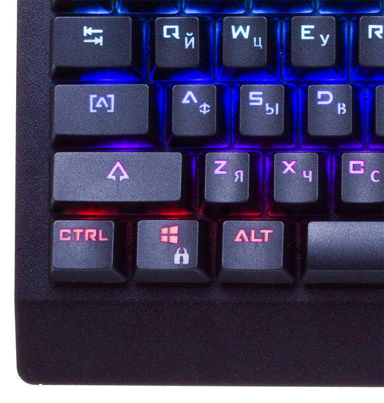 Клавиатура Oklick 950G IRON EDGE механическая черный USB Gamer LED