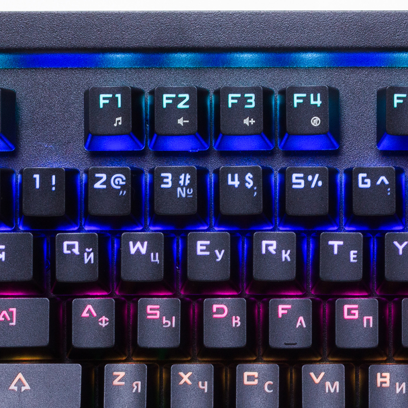 Клавиатура Oklick 950G IRON EDGE механическая черный USB Gamer LED