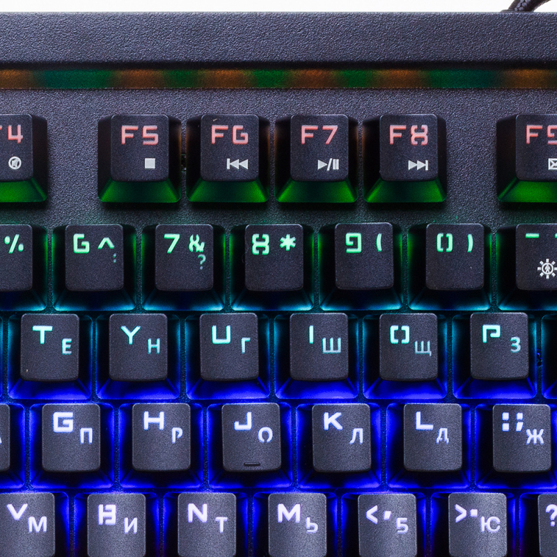 Клавиатура Oklick 950G IRON EDGE механическая черный USB Gamer LED