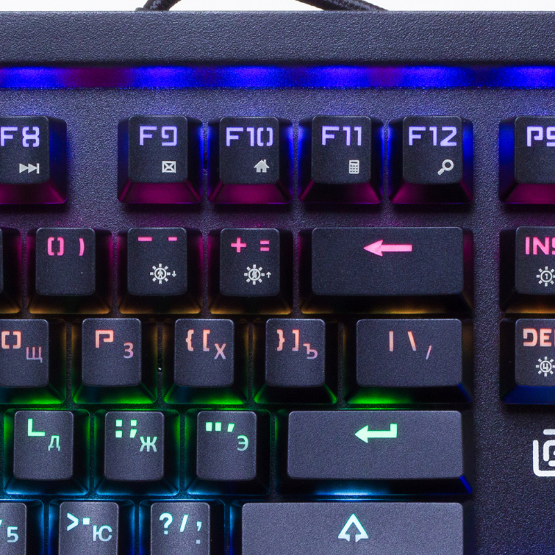Клавиатура Oklick 950G IRON EDGE механическая черный USB Gamer LED