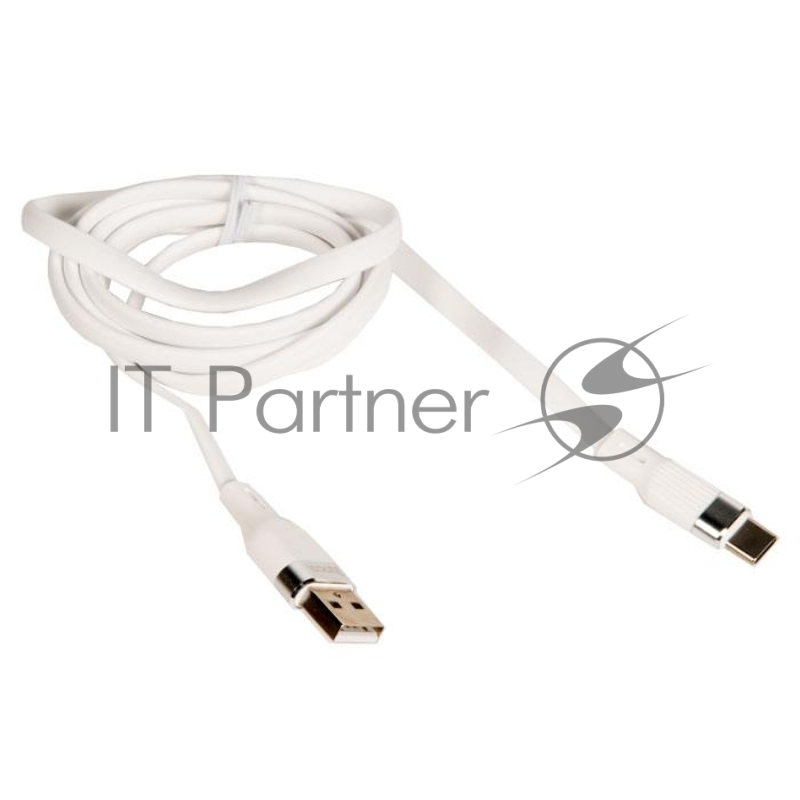 Кабель USB HOCO U72 Forest Silicone charging cable for Type-C 3A, белый