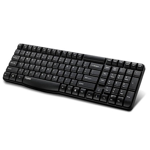 Клавиатура беспроводная Rapoo E1050 черный USB slim