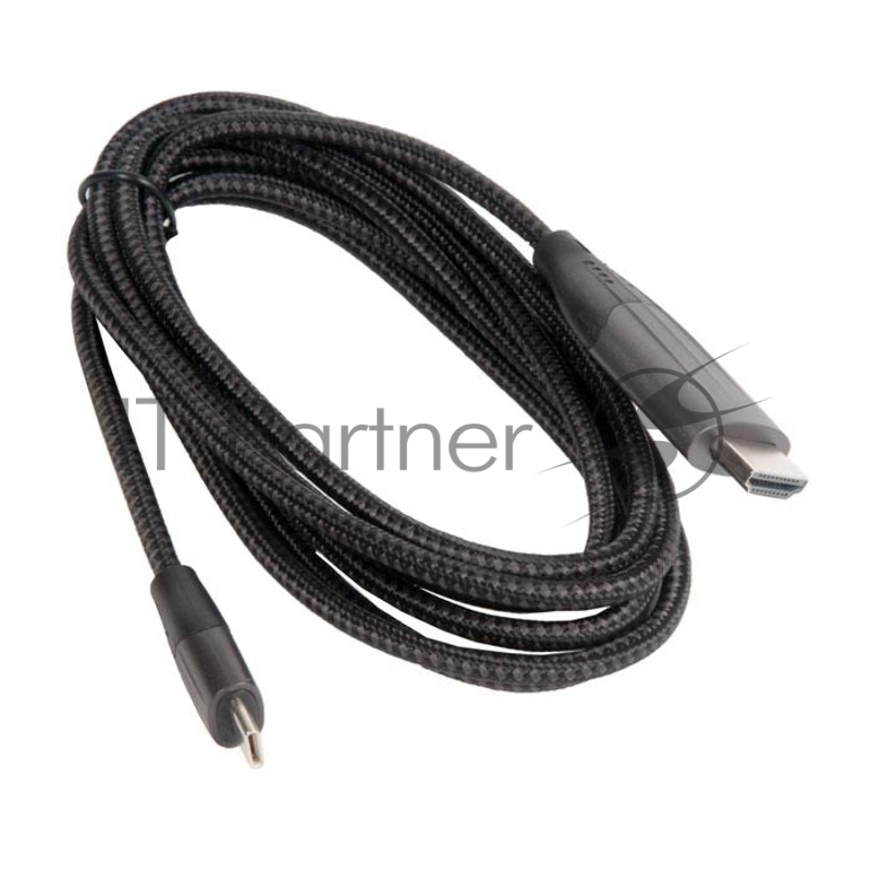 Кабель HOCO HDMI UA16 для Type-C (L=2.0M) Full HD 4K/2K, серый