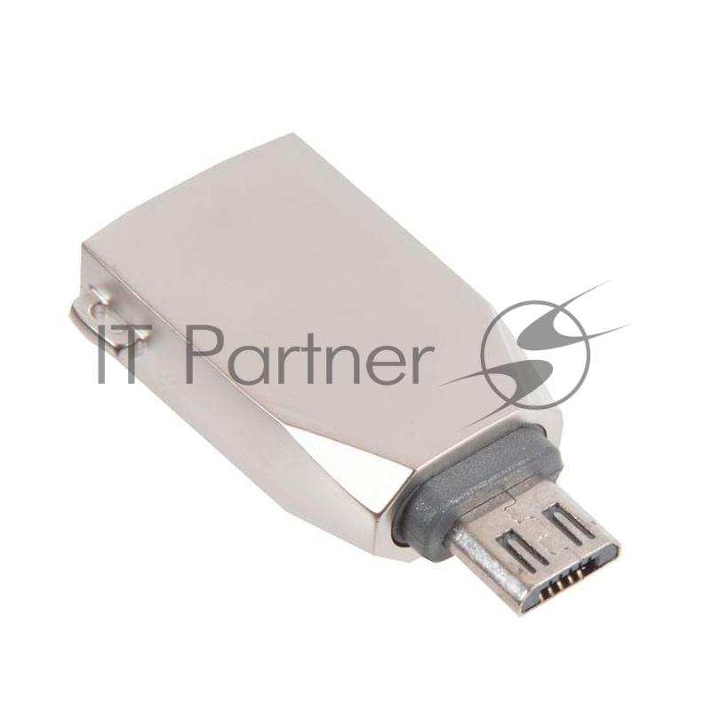 Переходник HOCO OTG UA10 Micro-USB, жемчужный никель