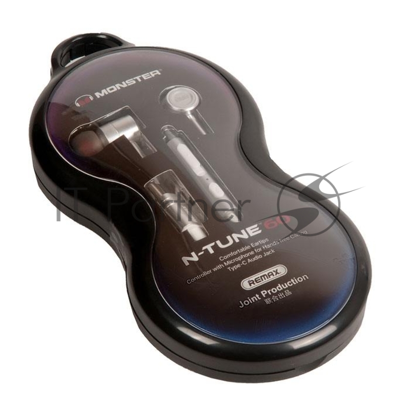 Наушники REMAX MONSTER RM-598a Metal Wired Earphone микрофон, подключение Type-C, серебристый