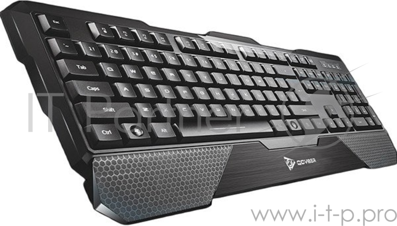 Клавиатура игровая QCYBER TEHNIC (QC-03-005DV01), подстветка клавиш: 3 цвета, anti-ghosting, водонеп