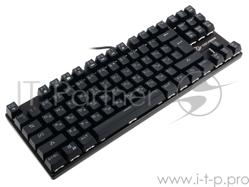 Клавиатура механическая игровая QCYBER DOMINATOR TKL(QC-03-008DV01), короткая, свитчи RED, RGB подсв
