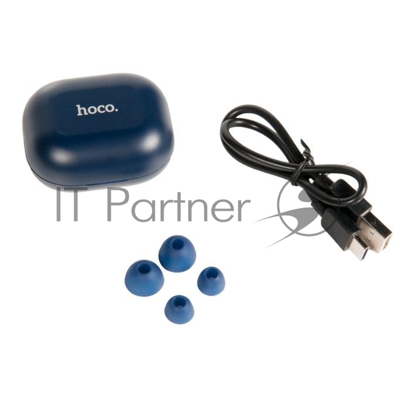Наушники HOCO ES34 Pleasure wireless headset беспроводные с док станцией, синий