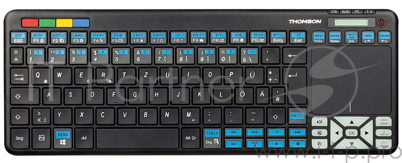 Клавиатура Hama ROC3506 Samsung механическая черный USB slim Multimedia Touch LED