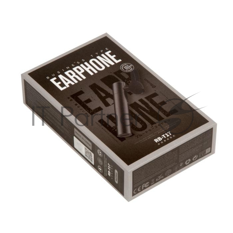 Гарнитура REMAX RB-T17 Bluetooth 4.1, 55 мАч, черный