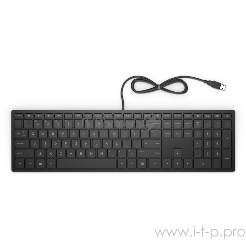 Клавиатура HP ytn черный USB slim