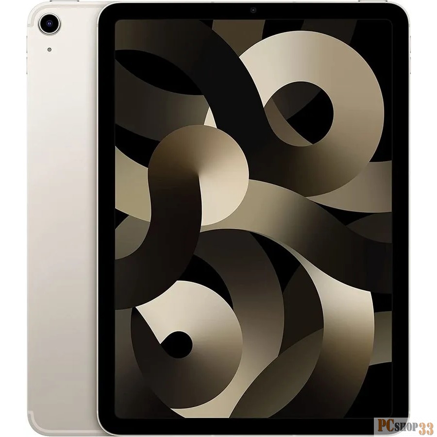 Планшет Apple iPad Air 2022 A2589 M1 2.99 8C RAM8Gb ROM64Gb 10.9 IPS 2360x1640 4G iOS сияющая звезда 12Mpix 12Mpix BT GPS WiFi Touch EDGE 10hr