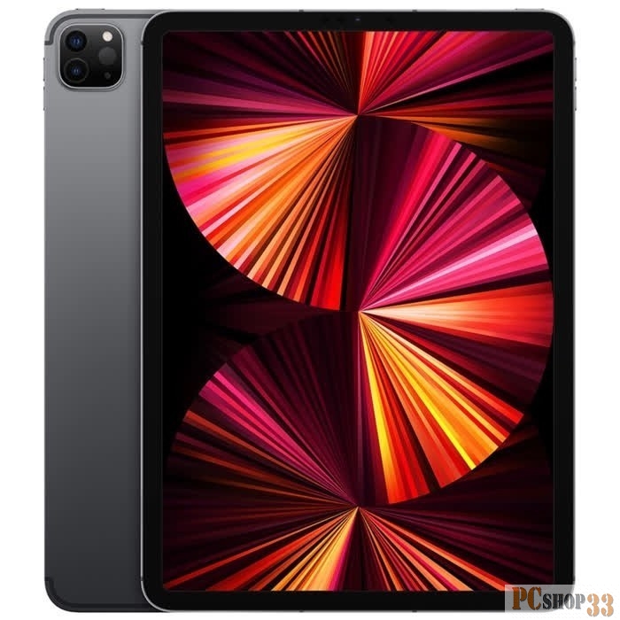 Планшет Apple iPad Pro 2021 A2377 M1 8C RAM8Gb ROM256Gb 11 IPS 2388x1668 iOS серый космос 12Mpix 12Mpix BT WiFi Touch 10hr