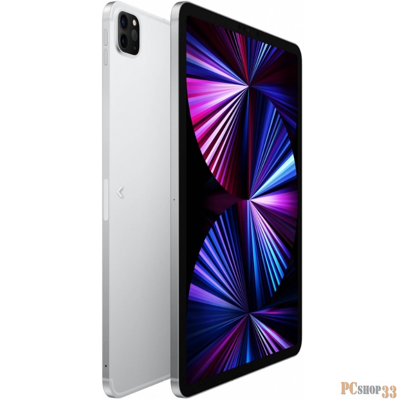 Планшет Apple iPad Pro 2021 A2459 M1 8C RAM8Gb ROM128Gb 11 IPS 2388x1668 3G 4G iOS серебристый 12Mpix 12Mpix BT WiFi Touch 10hr