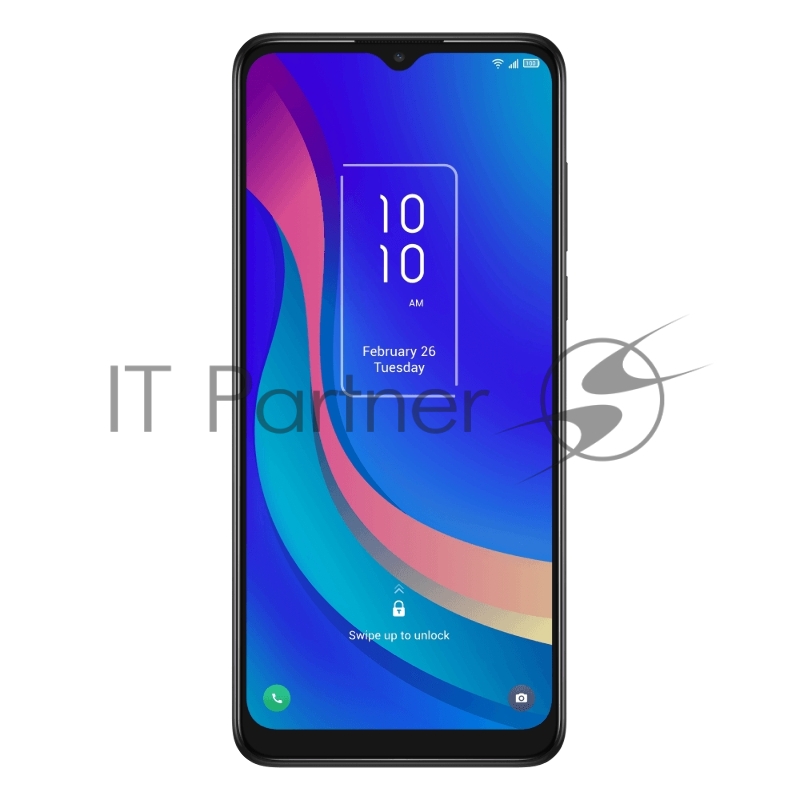 Смартфон TCL 305i Black, 16,56 см (6.52) 720x1600, 1.5GHz, 4 Core, 2GB RAM, 64GB, up to 512GB flash, 13Mpix/5Mpix, 2 Sim, 2G, 3G, LTE, BT v4.2, Wi-Fi, GPS, Micro-USB, 4000mAh, Android 11, 173g, 164,7 ммx75 ммx8,6 мм