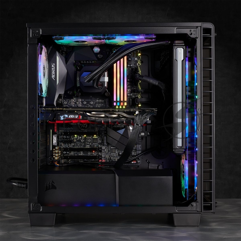 Память DDR4 4x8Gb 3200MHz Corsair CMW32GX4M4C3200C16 Vengeance RGB Pro RTL Gaming PC4-25600 CL16 DIMM 288-pin 1.35В