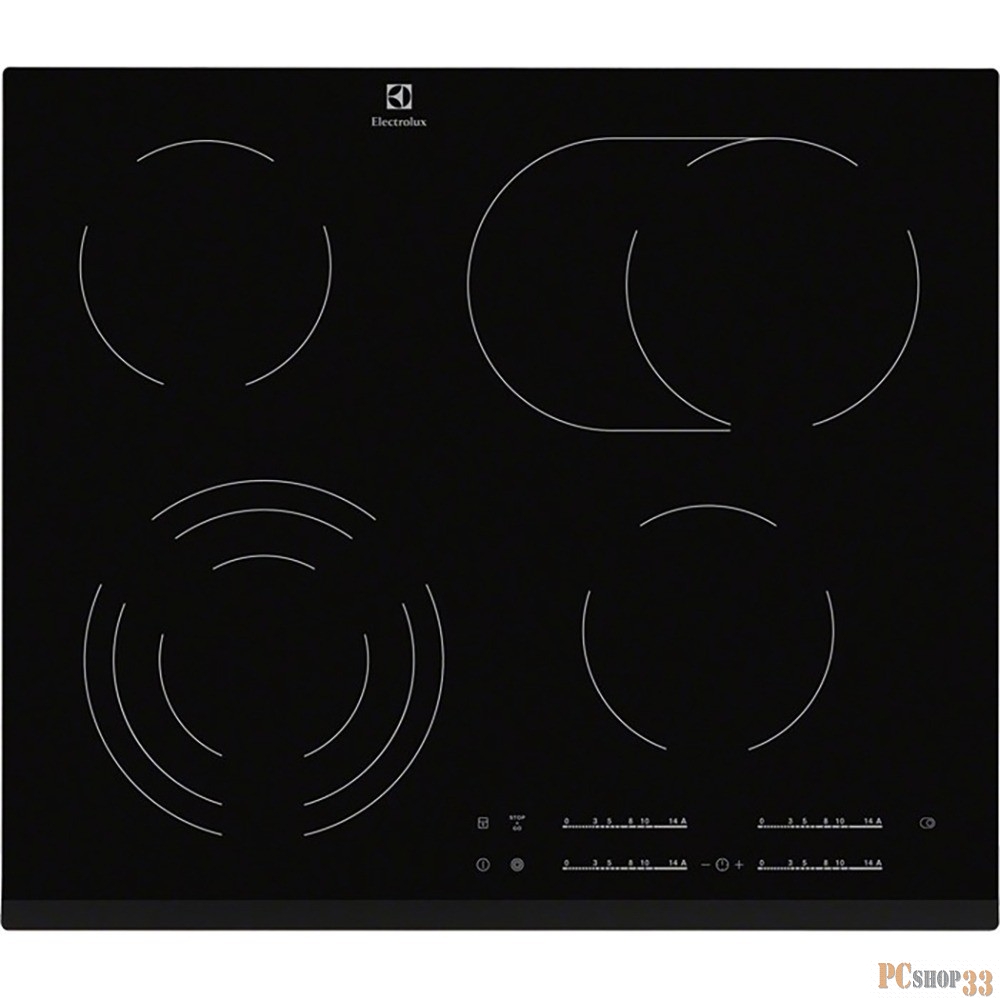 Встраиваемая электрическая панель ELECTROLUX EHF6547FXK