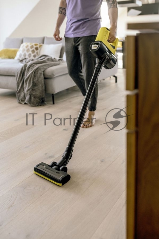 Пылесос ручной Karcher VC 4 Cordless myHome черный/желтый