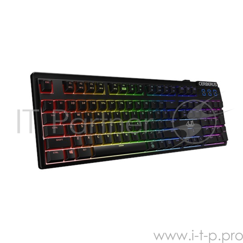 Клавиатура Asus CERBERUS Mech RGB коричневый USB Multimedia LED