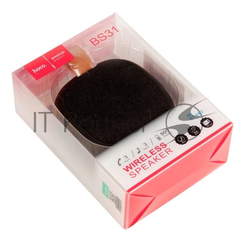 Портативная колонка HOCO BS31 Bright sound sports wireless speaker, черный