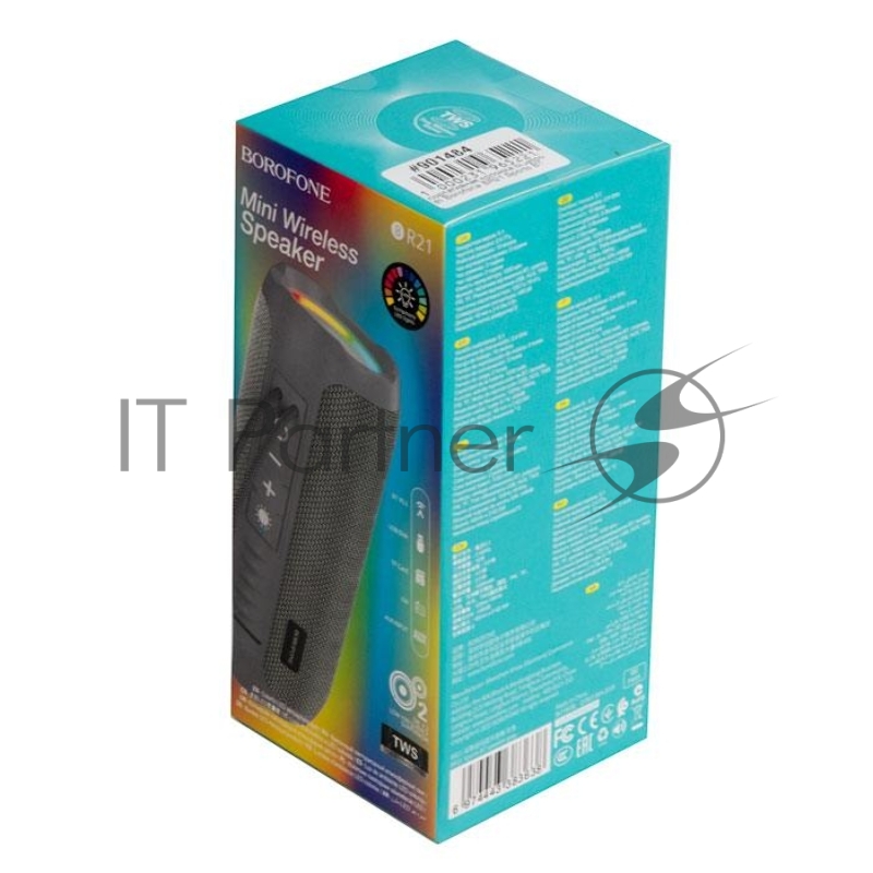Портативная колонка bluetooth Borofone BR21 Sports BT speaker, серый