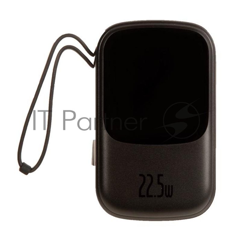Внешний аккумулятор BASEUS Qpow Digital Display 22.5W, 3.0A (20000 mAh), с кабелем Type-C, черный