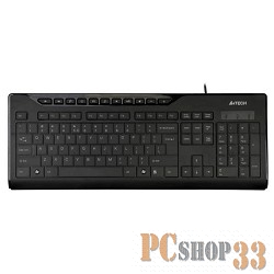 Клавиатура A4 KD-800 черный USB slim Multimedia