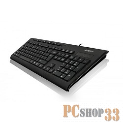 Клавиатура A4 KD-800 черный USB slim Multimedia