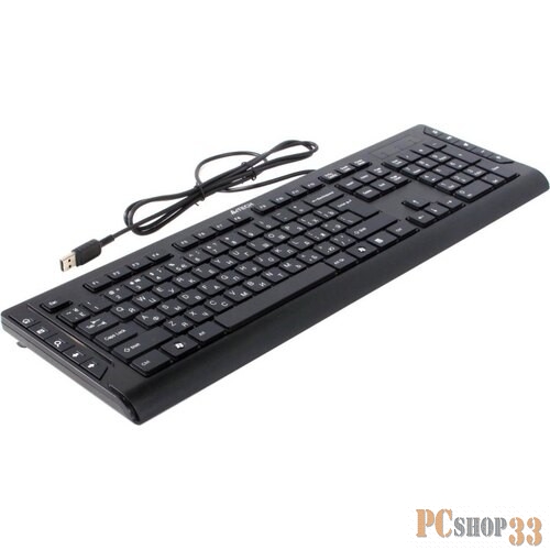 Клавиатура A4 KD-600 черный USB slim Multimedia