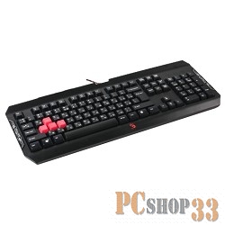 Клавиатура A4 Bloody Q100 черный USB Multimedia Gamer