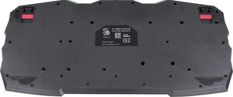 Клавиатура A4 Bloody B254 черный USB Multimedia Gamer LED