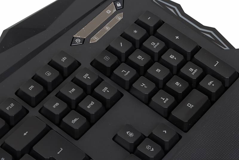 Клавиатура A4 Bloody B254 черный USB Multimedia Gamer LED