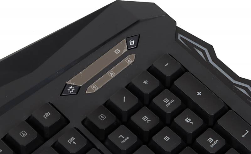 Клавиатура A4 Bloody B254 черный USB Multimedia Gamer LED