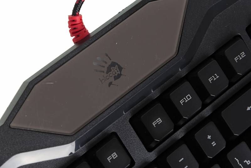 Клавиатура A4 Bloody B254 черный USB Multimedia Gamer LED