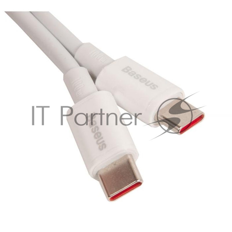 Кабель Type-C BASEUS Superior Series Fast Charging, Type-C, 100W, длина 2.0 м, белый