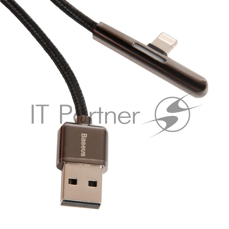 Кабель USB BASEUS Iridescent Lamp, Lightning, 2.4А, длина 1.0 м, черный