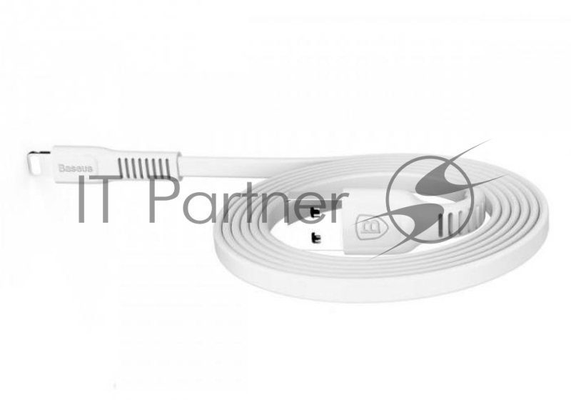 Кабель USB BASEUS Tough, Lightning, 2.0А, длина 1.0 м, белый