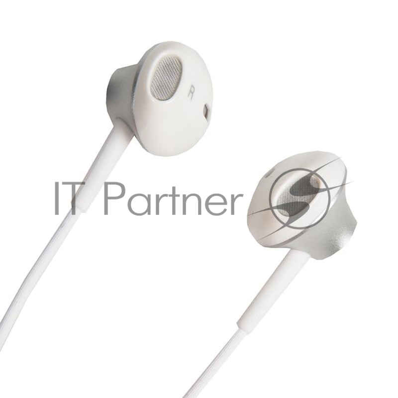 Наушники BASEUS H06 проводные с микрофоном и пультом управления, jack 3.5 мм, серебро