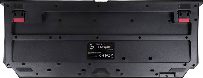 Клавиатура A4 Bloody B120 черный USB Multimedia Gamer LED