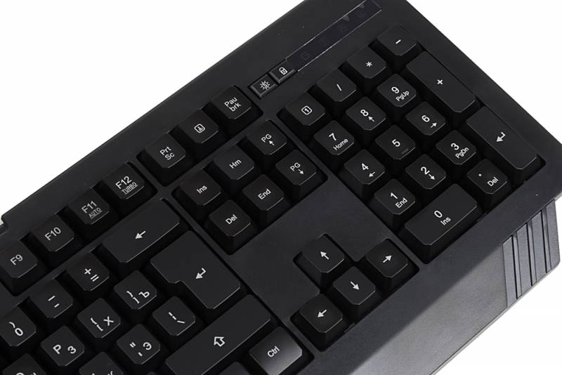 Клавиатура A4 Bloody B120 черный USB Multimedia Gamer LED