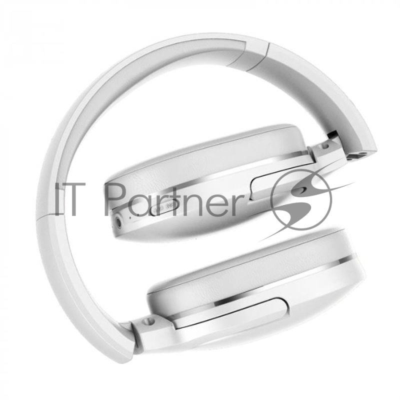 Наушники BASEUS Encok D02 Pro полноразмерные, беспроводные, BT 5.0, jack 3.5 мм, белый