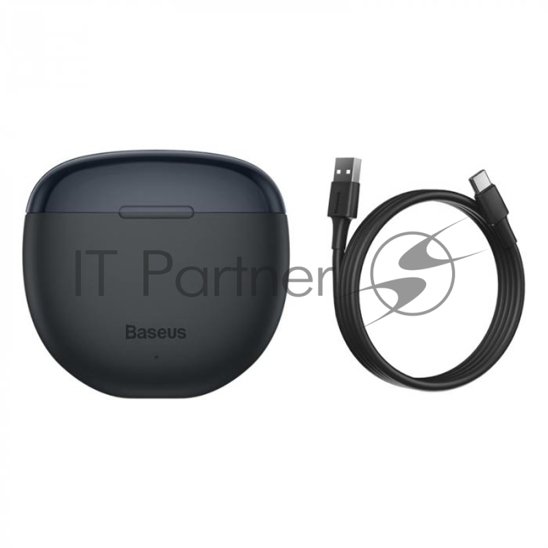 Наушники BASEUS Encok True W2, беспроводные, BT 5.0, черный